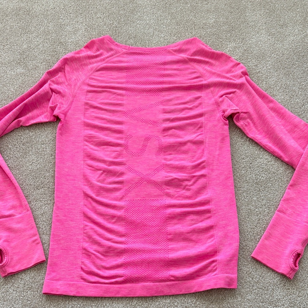 Victoria's Secret Vibrant Pink Long Sleeve Tee